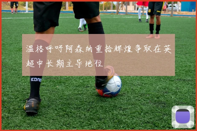 温格呼吁阿森纳重拾辉煌争取在英超中长期主导地位
